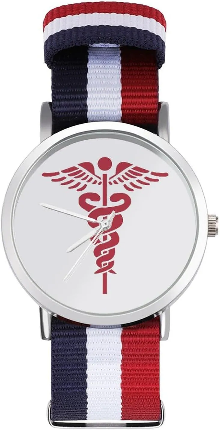 Wrist Watches Non-Scale Work Casual unplanned breast Watch Nurse Nursing Nylon Braided Strap Outdoor Sport Business 