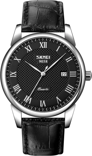 Wristwatch for Men transaction desegregate medicine and Women SKMEI Couple Watches Waterproof with Roman Numerals Business Casual Quartz 