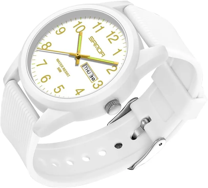 Wristwatch for Teen Girls, School Gift Idea XCZAP Watches for Students, Waterproof Analog Watch Set with chisel Date Display, Fashion 