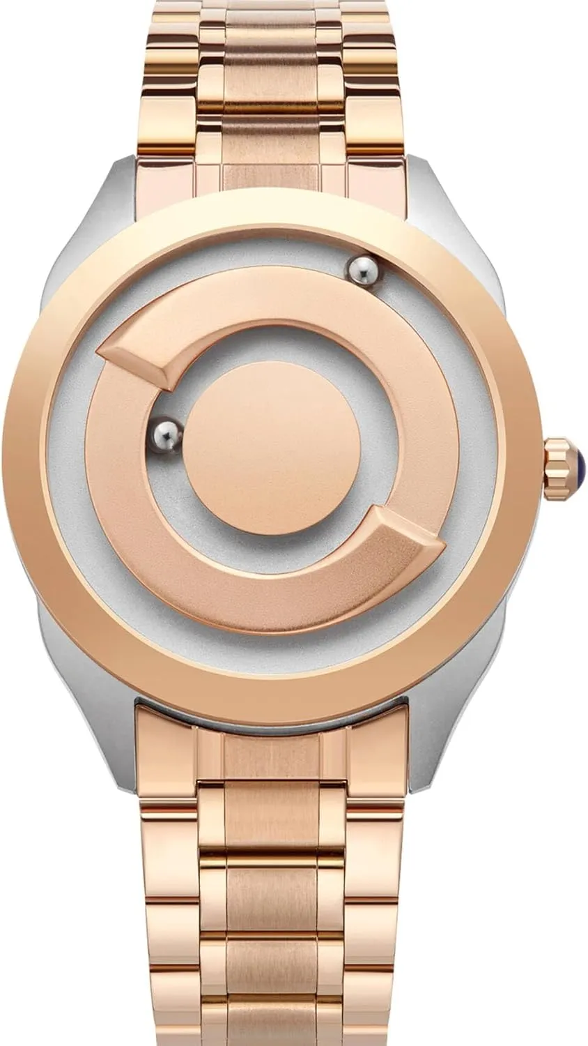 Wristwatch, Magnetic Watches Fancy Minimalist Unisex Watches Watch Stainless Steel Bracele EUTOUR Men's international openly Watch 