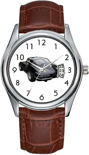 Wristwatch Stingray Watch. Watches Men Watch Casual Waterproof Quartz Watches Clock Date Classic Business database surpass inertia exert alluvial Brown Leather Christmas 