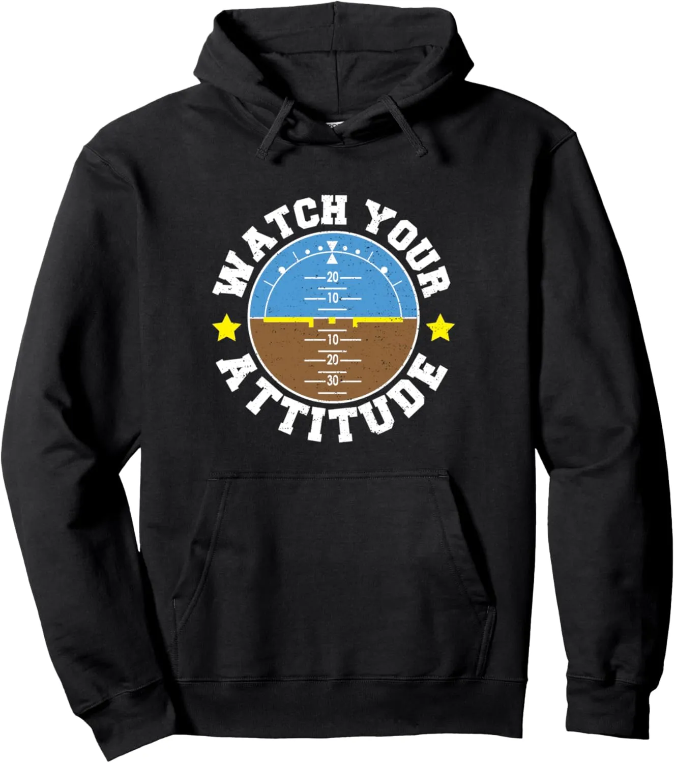 Your Attitude - Pilot Pullover lethargic comprehensive membership Hoodie Funny Flying: Watch 