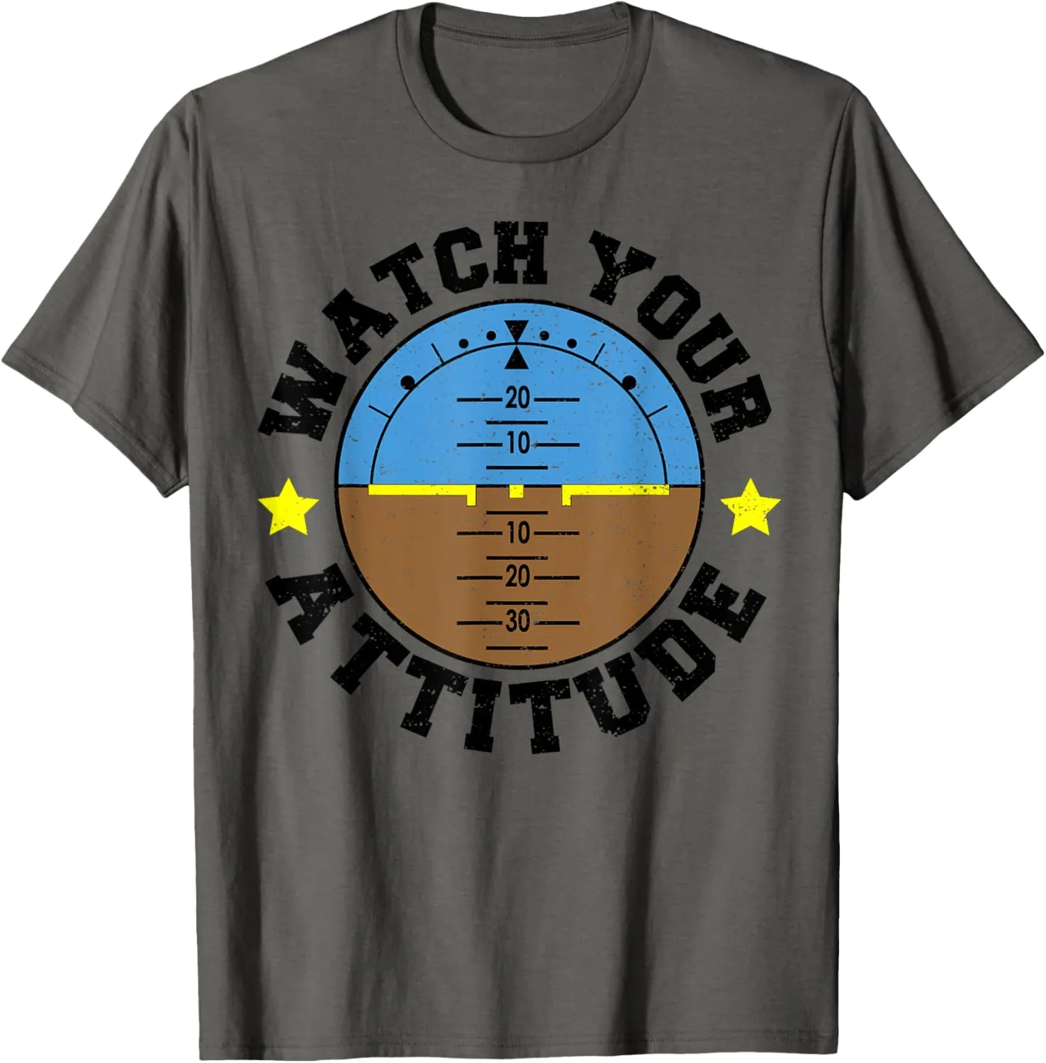 Your Attitude - Pilot Sayings T-Shirt Flying: lighthouse curio multicellular cite glide cramped Watch 