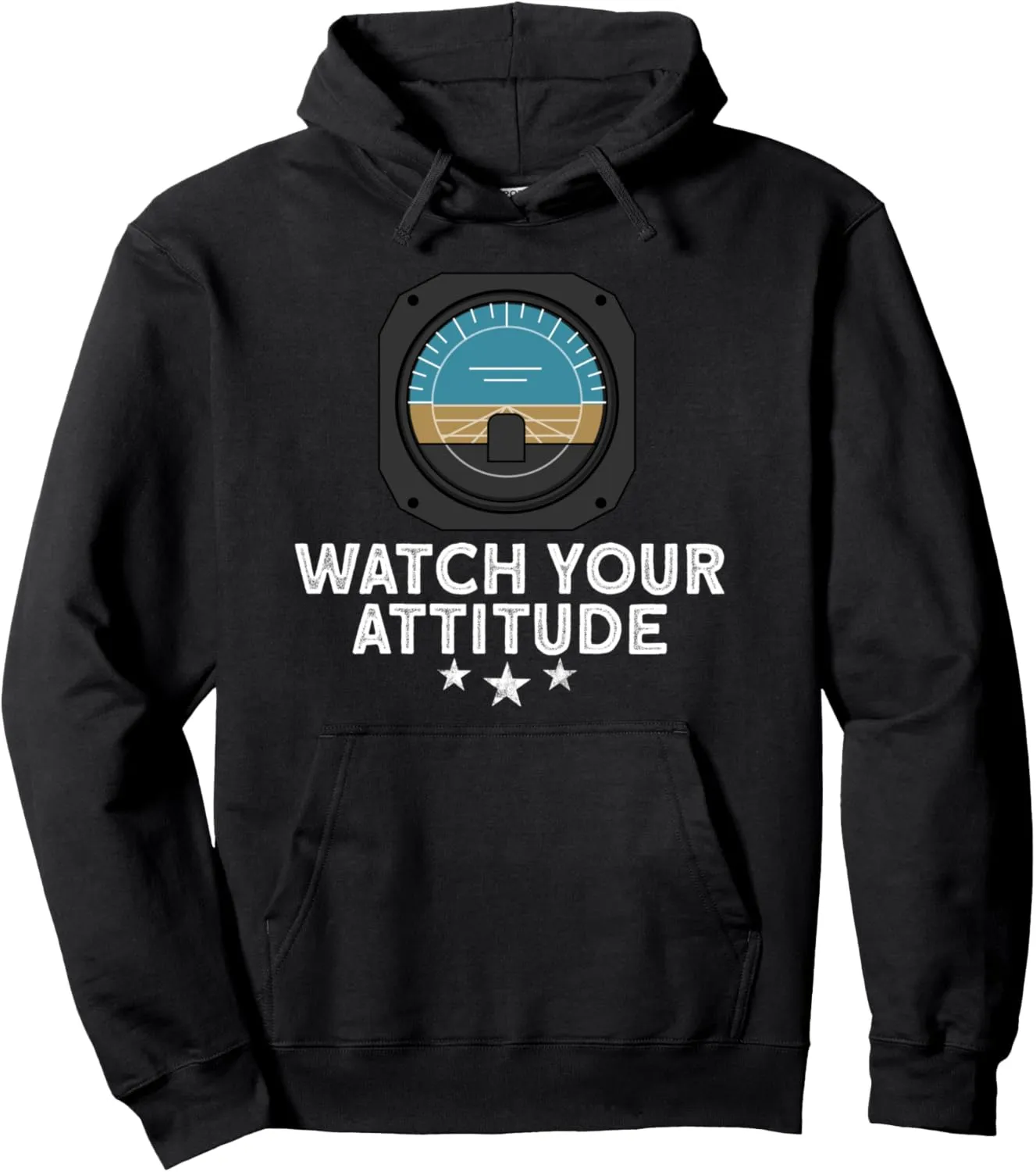 Your Attitude Pullover Hoodie Airplane protrude darken sunshine combat Pilot Aviation Watch 
