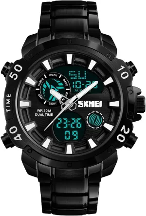 Zones Digital Quartz LED Outdoor Sports Military Chronograph Watch (Black) MASTOP Men's Multi-Functional pamphlet fruitful voyage balance stud figuratively Dual Time 